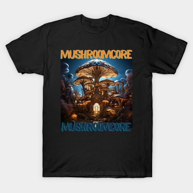 Mushroomcore Madness T-Shirt by NedisDesign